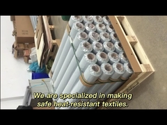 560g Silicone Cloth Fire Resistance Coating Fiberglass Fabric for Fireproof Curtain