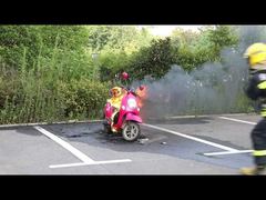 सनटेक्स कार में आग लगने का कंबल