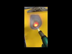 सिलिकॉन लेपित फाइबरग्लास कपड़ा अग्निरोधक पर्दा सामग्री 850 ग्राम/एम2 डेमो देखें