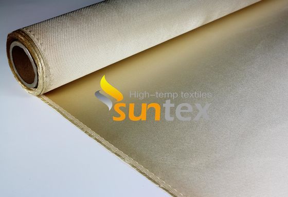Durable High Temperature Fiberglass Cloth with 1000°C Heat Resistance and Vermiculite Coating for Chemical Resistant Fire Barrier Applications