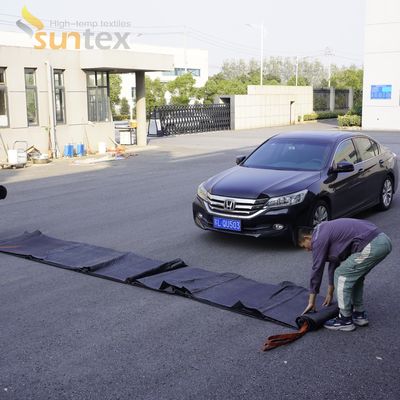 Suntex EV Car Fire Blanket with 60-Minute Fire Control Smoke Ventilation and Oxygen Deprivation