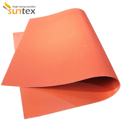 1. Heat-Resistant E-Glass Silicone-Coated Fiberglass Fabric (850g/m²)
