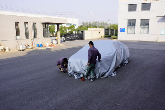 Gray EV Car Fire Blanket with 550℃/1000℃ Thermal Resistance for Oxygen Deprivation Fire Safety