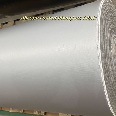Silicone Coated Fiberglass Fabric Fireproof Heat Resistant 850g/m2