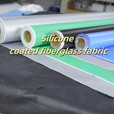 Silicone Coated Fiberglass Fabric 400 g/sqm, 0.3mm Thickness