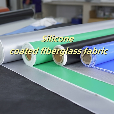 Silicone Coated Fiberglass Fabric 400 g/sqm, 0.3mm Thickness