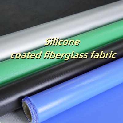 Silicone Coated Fiberglass Fabric 400 g/sqm, 0.3mm Thickness