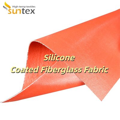 Double Sided Silicone Coated Fiberglass Fabric Alkali Free Grey Color for Fire and Heat Resistance