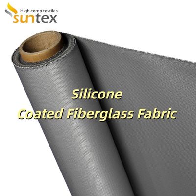 Anti-Aging Weatherproof Silicone Coated Fiberglass Fabric with Corrosion Resistance for Industrial Applications