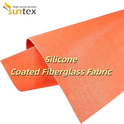 Flexible Weatherproof Water Repellent Silicone Coated Fiberglass Fabric for Thermal Barrier Applications