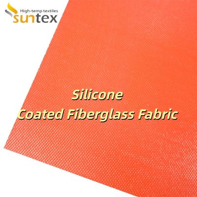 0.3 mm Thickness 400 g/sqm Weight Silicone Coated Fiberglass Fabric with 1 / 1.2 / 1.5 meter Width