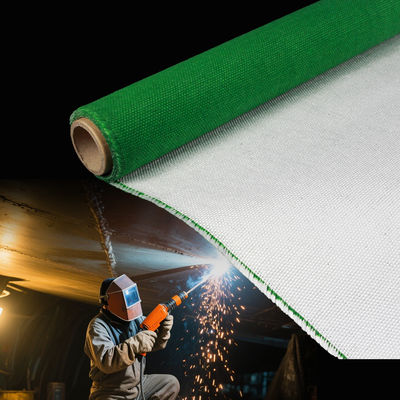 Flexible Fire Retardant PU Coated Fiberglass Fabric 460 g/sqm 0.41 mm Heat Resistant Cloth with Multiple Width Options