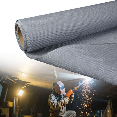 Industrial Splash Proof Welding Blanket with Up to 1800C Temperature Resistance and 1m to 1.55m Width Options