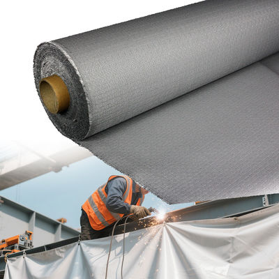 Industrial Splash Proof PU Coated Fiberglass Fabric with 1800C Temperature Resistance and 1m/1.3m/1.5m/1.52m/1.55m Width