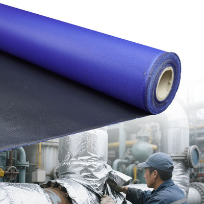 Heat Resistant and Abrasion Resistant PU Coated Fiberglass Fabric with 1m to 1.55m Width for Fireproof Applications