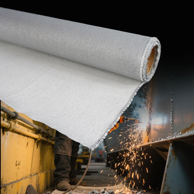 High-Temperature Fireproof Welding Blanket 460 g/sqm 0.41 mm Up to 1800C Heat Resistant Flame Retardant Welding Mat