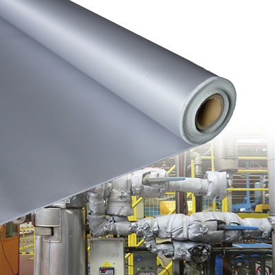 Double-Sided Silicone Coated Fiberglass Fabric with 1 / 1.2 / 1.5 meter Width and 50 m / 100 m Roll Length