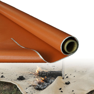 Fire Retardant Silicone Coated Fiberglass Fabric with Enhanced Durability and Double Sided Coating for High Temperature Applications