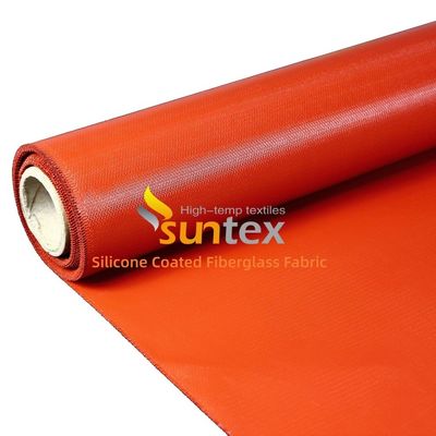 0.3 mm Thickness 400 g/sqm Weight Silicone Coated Fiberglass Fabric with 1 / 1.2 / 1.5 meter Width