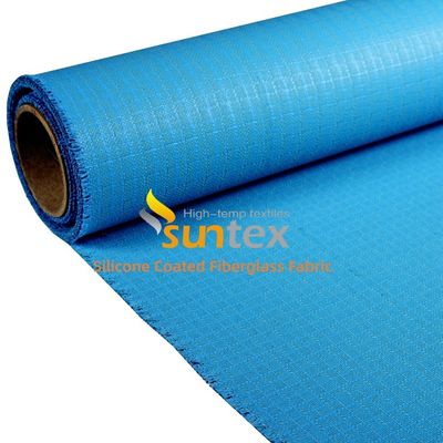 Fireproof Silicone Coated Fiberglass Fabric with High Temperature Resistance and Waterproof Properties