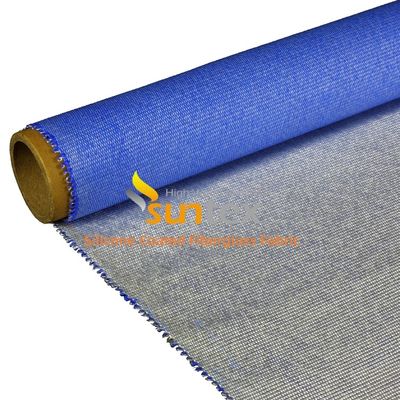 Double Sided E Glass Woven Silicone Coated Fiberglass Fabric with 50 m / 100 m Roll Length