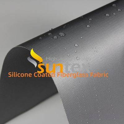 Anti-Corrosive Weatherproof Water Repellent Silicone Coated Fiberglass Fabric for Industrial Applications