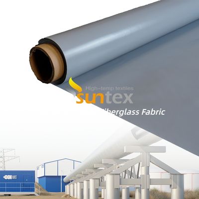 Temperature Resistant Silicone Coated Fiberglass Fabric with 400 g/sqm Weight and 0.3 mm Thickness