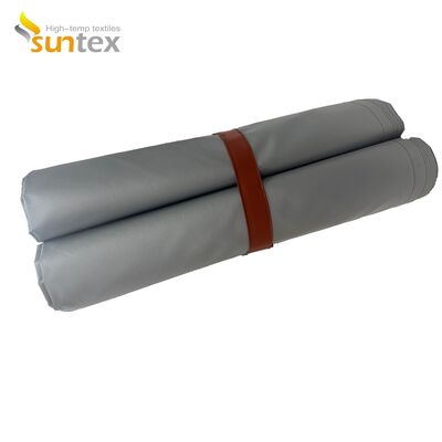 Gray EV Car Fire Blanket with 550℃/1000℃ Thermal Resistance for Oxygen Deprivation Fire Control