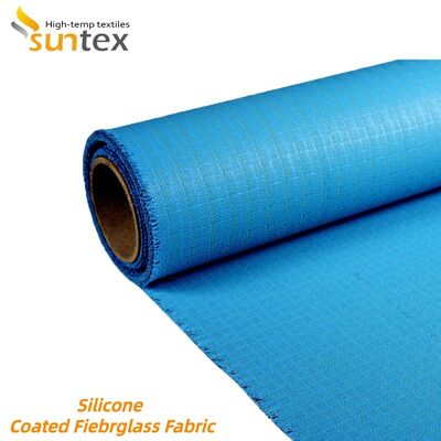 Fireproof Silicone Coated Fiberglass Fabric with Chemical Corrosion and Weather Aging Resistance