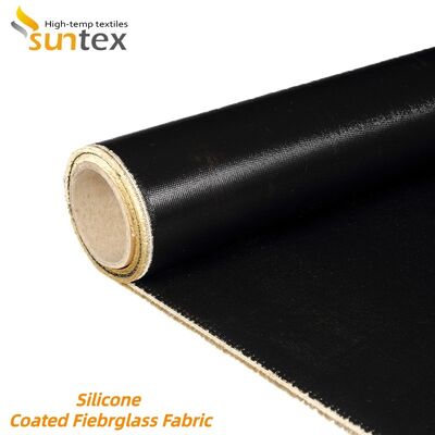 Fireproof Silicone Coated Fiberglass Fabric with Chemical Corrosion and Weather Aging Resistance for Industrial Use