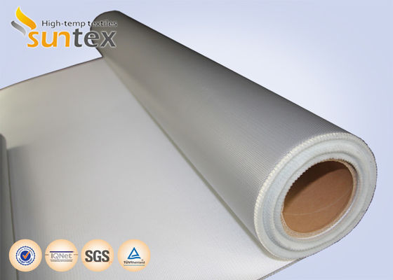 Fireproof Silicone Coated Fiberglass Fabric 850g/m2 with Ozone Resistance for High Temperature Applications
