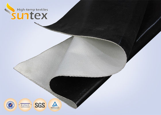 Silicone Coated Fiberglass Fabric Fireproof Heat Resistant 850g/m2