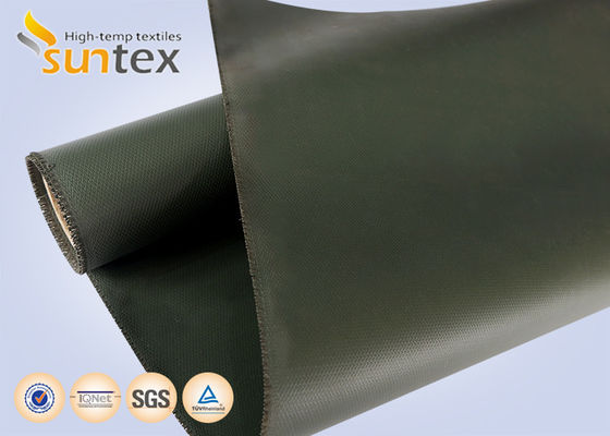 Fire Curtains A Material: Anti-environment, Flame Resistant Silicone Coated Fiberglass Cloth