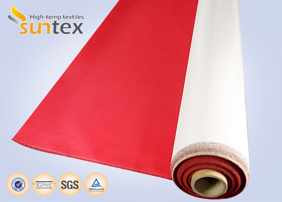 M0 Welding Fire Blanket Fabric 0.41mm 460g, PU Coated Heatproof Fiberglass for Duct Use