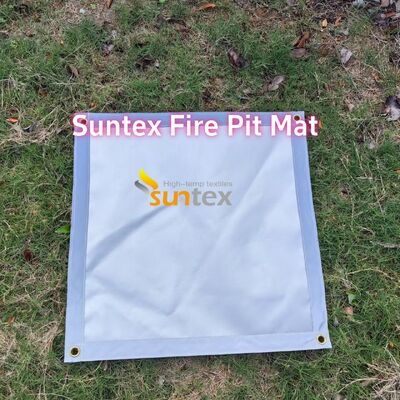 550C Heat Resistant Fire Pit Mat with Customizable Size and Multi-Layer Structure for Grill Protection