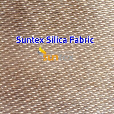 High Silica Fiberglass Cloth with 1200℃ High Temperature Resistance 18 oz/sqy Unit Weight and Crowfoot Pattern