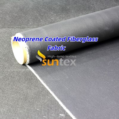 0.45mm Thickness Neoprene Coated Fiberglass Fabric with High Temperature Resistance and Fire Retardant Properties