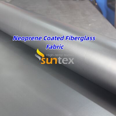 High Temperature Resistance Flame Retardant Neoprene Coated Fiberglass Fabric for Chemical Resistant Applications