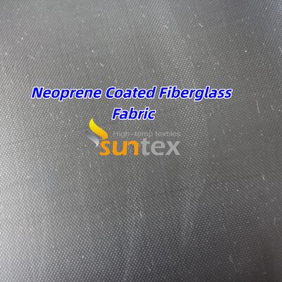 High Temperature Resistance Chemical Resistant Flame Retardant Neoprene Coated Fiberglass Fabric for Industrial Applications