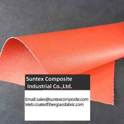 High Temperature Resistant Fireproof Silicone Coated Fiberglass Fabric for Thermal Insulation Cover