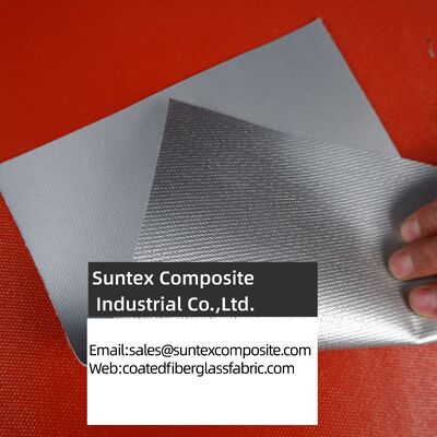 High Temperature Resistant Fireproof Anti-tear Silicone Coated Fiberglass Fabric for Industrial Applications
