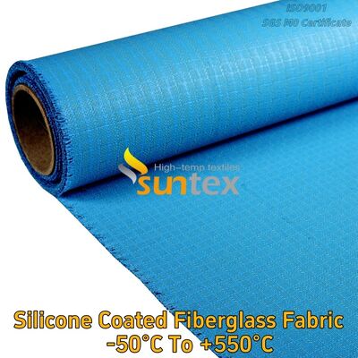 Heat Insulation and Fireproof Waterproof Material Silicone Coated Fiberglass Fabric