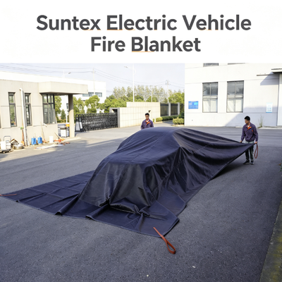 Suntex Electric Vehicle Fire Blanket Isolate EV car fires fast, effective and safe