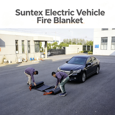 Suntex Electric Vehicle Fire Blanket Isolate EV car fires fast, effective and safe