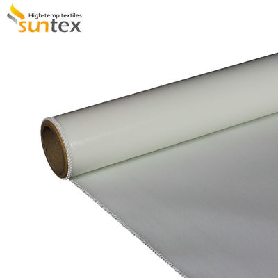Industrial Fire Blanket Material: White Silicone Coated Fiberglass Cloth (Fire Blanket Rolls)