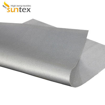 High Temperature Resistant Fireproof Silicone Coated Fiberglass Fabric with Anti-tear Properties for Industrial Insulation