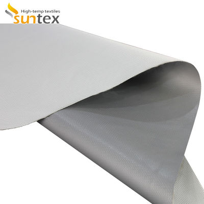 High Temperature Resistant Fireproof Silicone Coated Fiberglass Fabric with Anti-tear Properties for Industrial Insulation