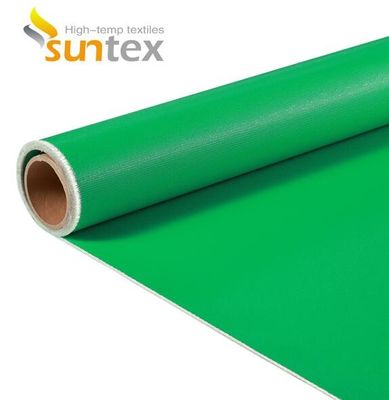 EN-13501 Certified 550°C Temperature Resistance Fire Curtain Fabric with 0.6mm Thickness for Fire and Smoke Protection