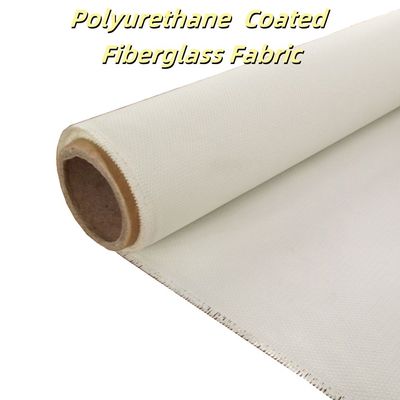 PU Coated Fiberglass Fabric 460gsm Fireproof Blue Black for Fire Curtains