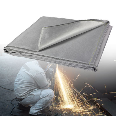 Double Side PU 17 Oz 16 Mil Welding Blanket Fireproof Thermal Resistant Mat